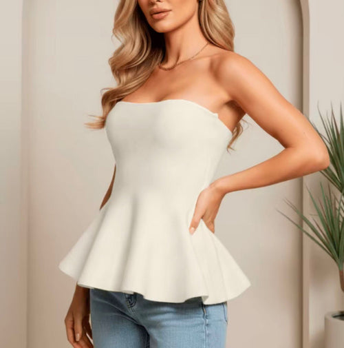 (KIT COM 2) Blusa Peplum Tricot Modal [PROMOÇÃO DE OUTONO]