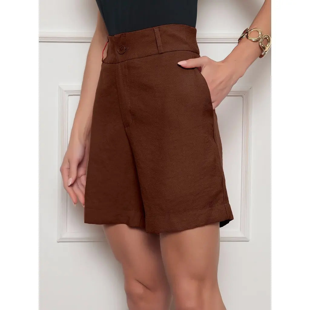 (KIT COM 3) Bermudas Feminina Alfaiataria Marrant [MEGA PROMOÇÃO]