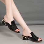 Sandália Ortopédica em Couro Nobre [COMPRE 1 LEVE 2 PARES]