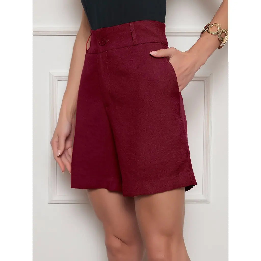 (KIT COM 3) Bermudas Feminina Alfaiataria Marrant [MEGA PROMOÇÃO]