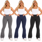 (KIT COM 3) Calça Legging Flare Flanelado (MEGA PROMOÇÃO)