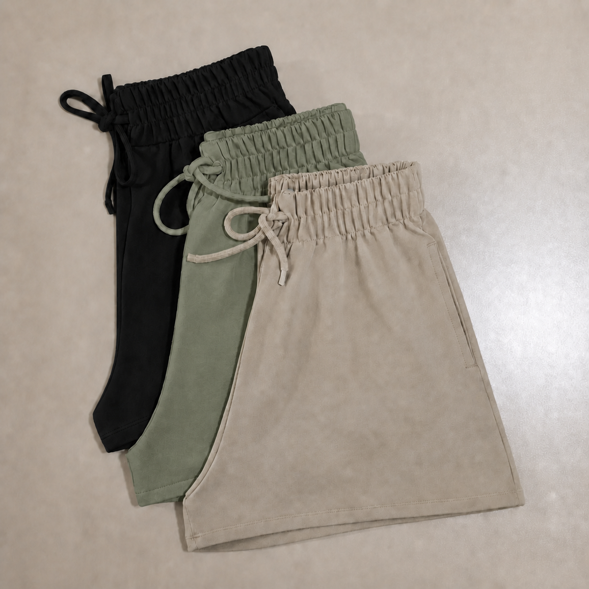 (KIT COM 3) Shorts Feminino Moletinho (LIQUIDAÇÃO DE ESTOQUE)