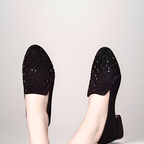 Sapato Denobie™ Slip-On Luxe / Com Adornos Preciosos para um Brilho Discreto e Elegante!